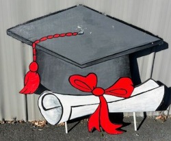 Graduation Cap Yard Sign 